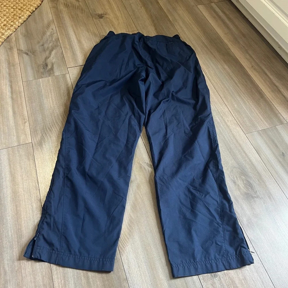 Nike Y2K Mens Navy Blue Windbreaker Track Pants Size Medium Bin D-14 - Picture 5 of 6